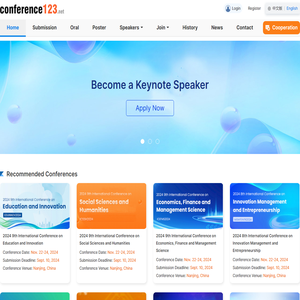 conference123: a platform for academic communications and international conferences, conference123, conference, academic conference, international conference, paper submission, paper publishing