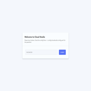 Cloud Studio Login