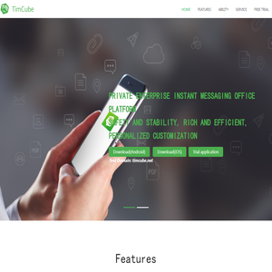TimCube - Private Messenger & Cloud & E-Mail Service System