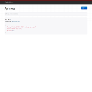 Flask API