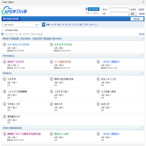 APS排产系统学习分享 -  Powered by Discuz!