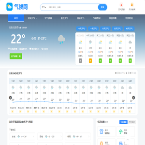 气候网_全国天气预报,未来一周7天,30天,40天天气预报查询